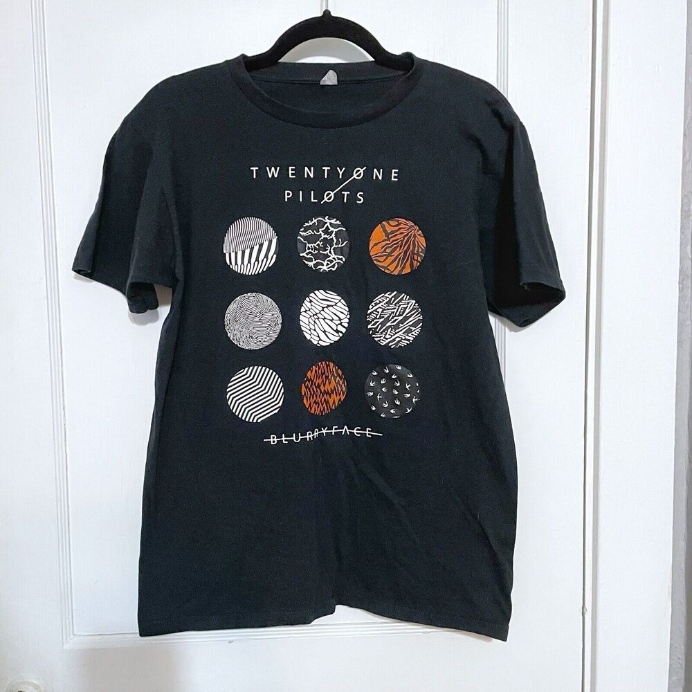 21 Pilots Blurryface Logo Black T-shirt Adult Size Small Band Tee Twenty One